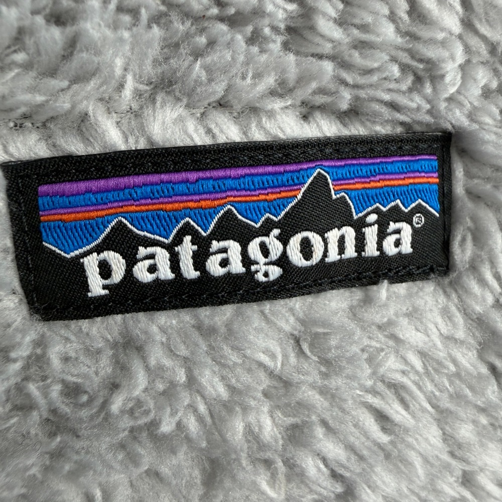 Patagonia Los Gatos Pullover Women XL Gray High Pile Fleece 1/4 Zip Jacket - Picture 4 of 12